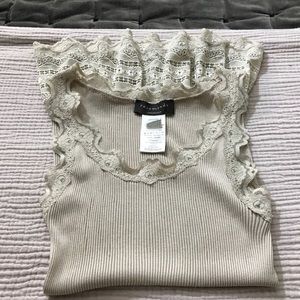 Rosemunde silk blend tank top